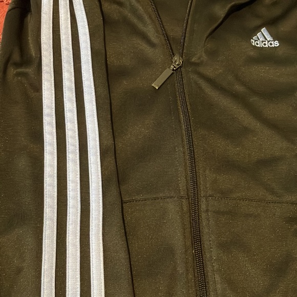 ADIDAS Clima365 Hoodie, Women’s Large, black with 3 light blue stripes. - Picture 10 of 10